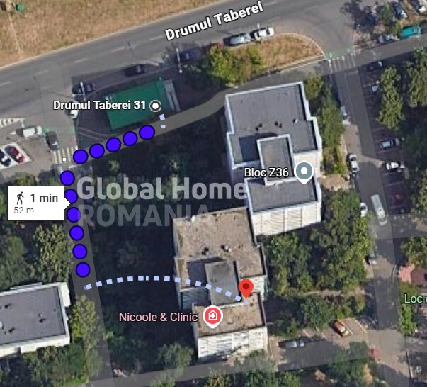 Drumul Taberei - SemiCentral - 80m Metrou Tudor Vladimirescu 2 Camere